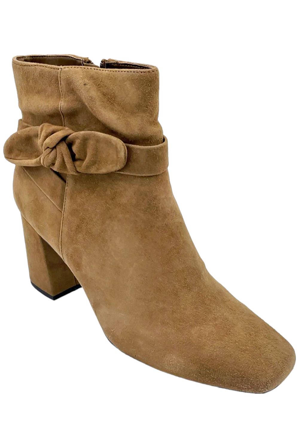 Женские ботильоны Bella Vita Felicity из замши и кожи коньячного цвета