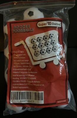 Foosball balls  Soccer Foosballs  12 Pack $11.99 NOW on Sale for $8.99