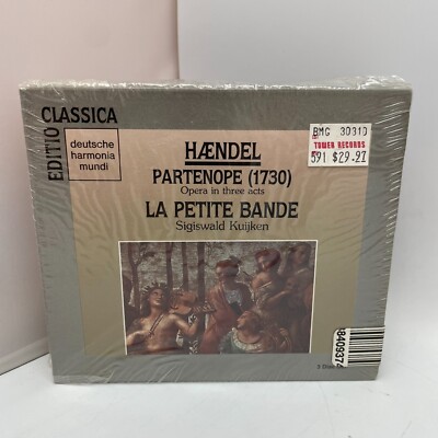 Hændel La Petite Bande Sigiswald Kuijken Partenope 3xCD Album Europe Import MINT