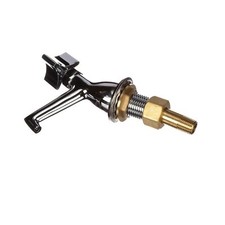 Dipper Well Faucet Only, Brass Chrome Plated, 1.33GPM