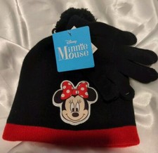 Childrens Minnie Mouse Hat And Gloves