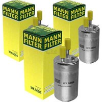 3X Original Mann-Filter Kraftstofffilter Fuel Filter WK 6004