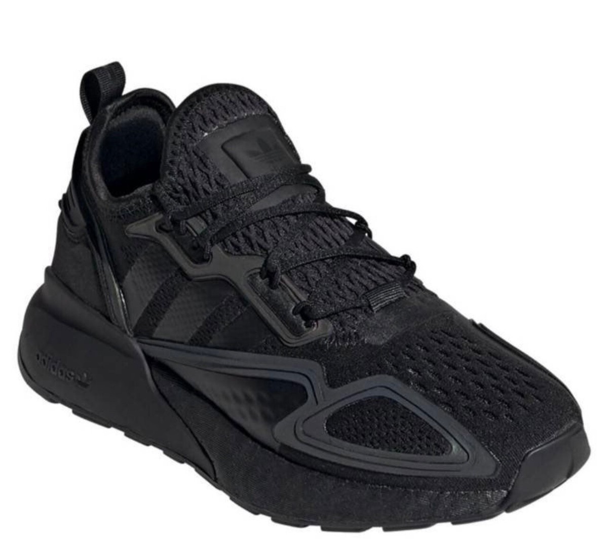 Adidas ZX 2K Boost 2.0 Youth Athletic Shoe Black Running