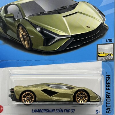 Hot Wheels Factory Fresh 1/10 Lamborghini Sian FKP 37 Green 85/250