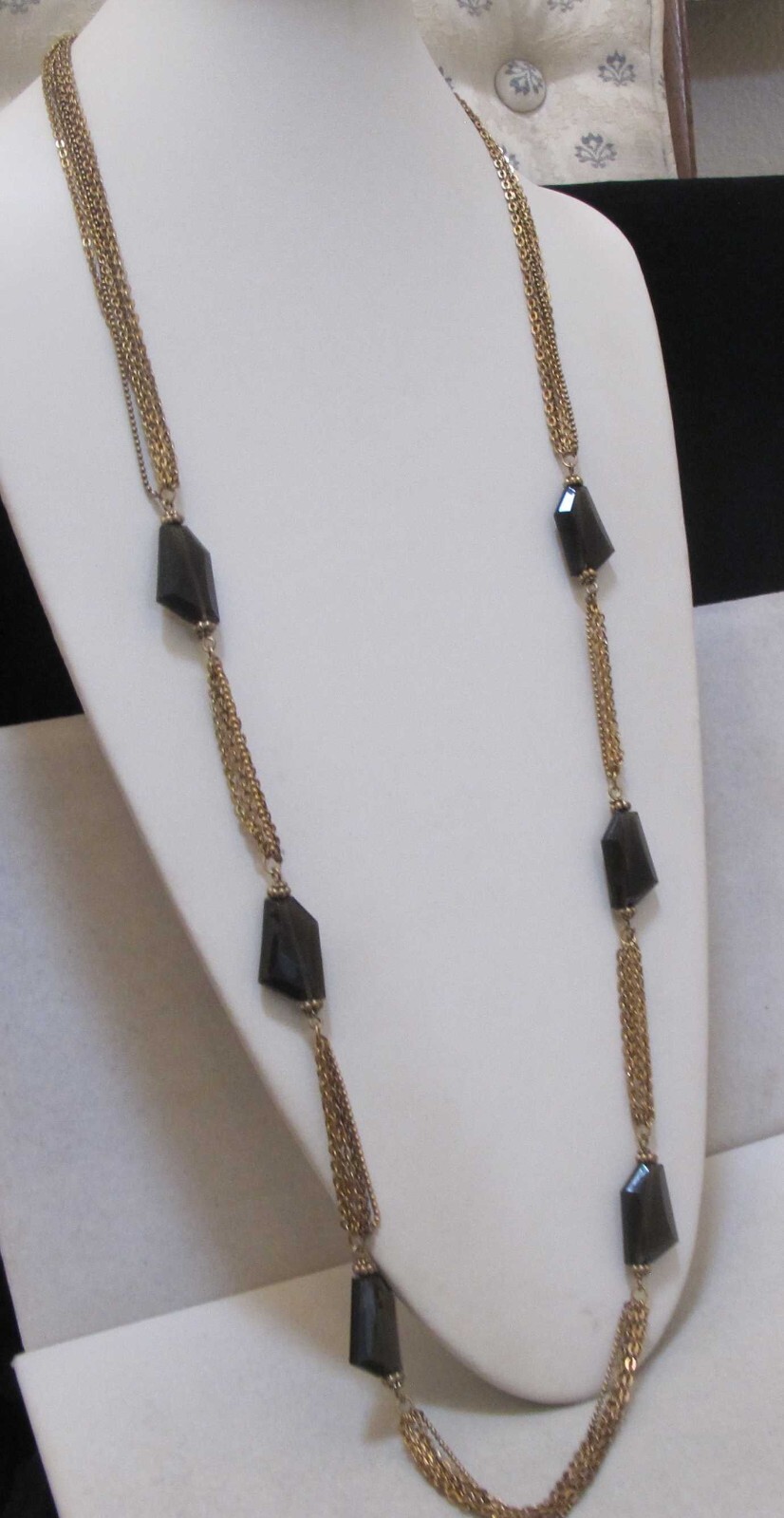 CHICO’s Translucent Dark Brown Angular Stations 5… - image 2