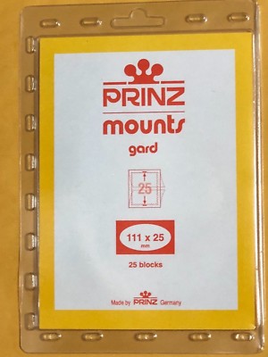 PRINZ STAMP MOUNTS 111/25