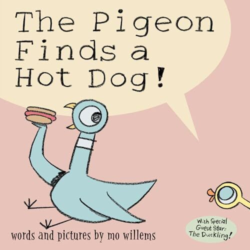 The Pigeon Finds a Hot Dog! by Willems, Mo Hardback Book The Fast Free Shipping