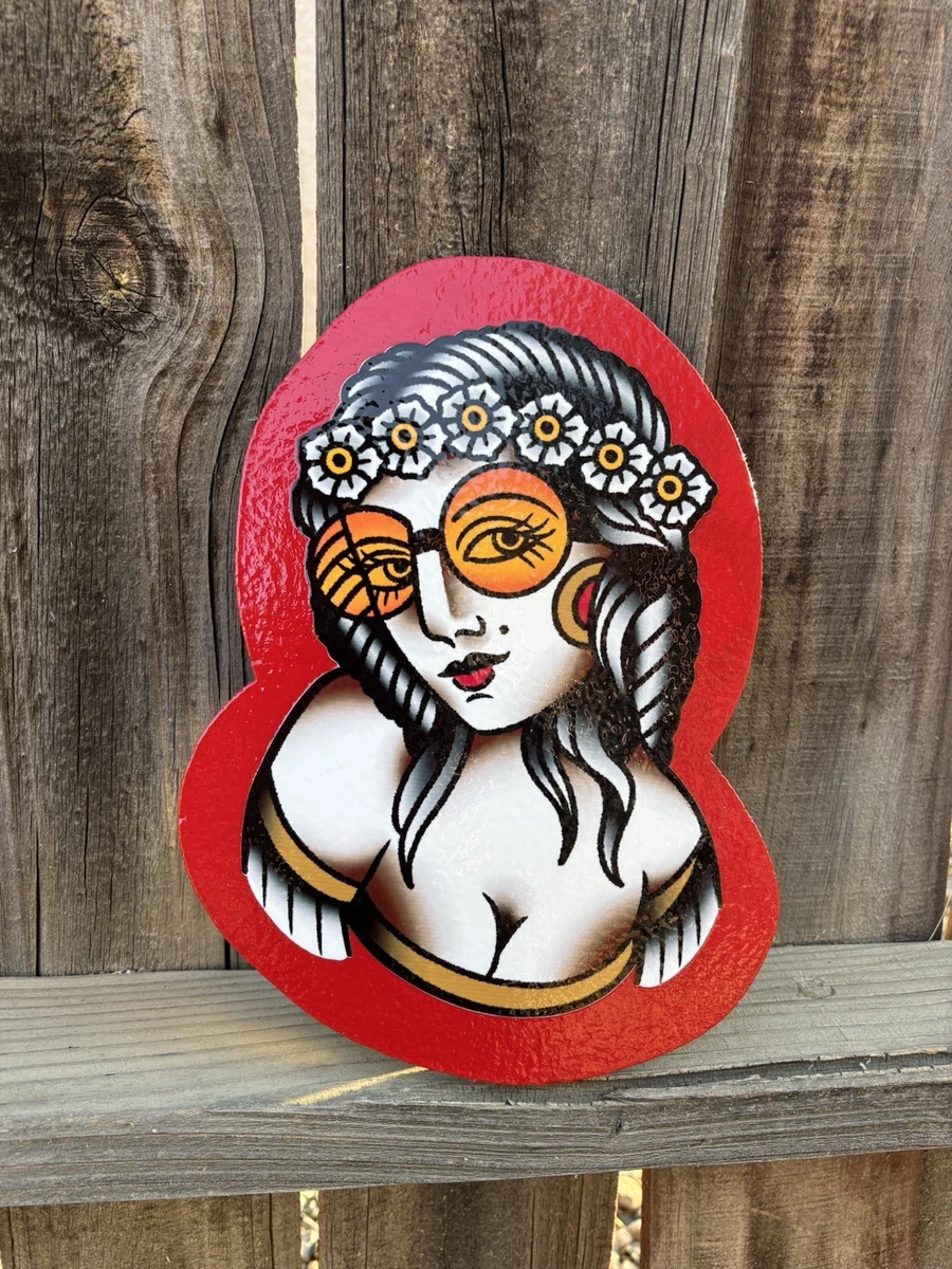 Sailor Jerry 原画 Sailor Jerry X Ed Hardy Old School Vintage Tattoo Flash Poster