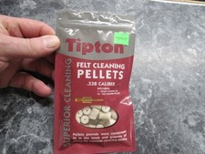 Tipton Felt Cleaning Pellets #1099932 for .338 Caliber 50 Count GJ