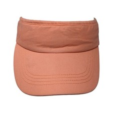 Unbranded Strapback Sun Visor Cap Pink One Size Adjustable Lightweight Blank