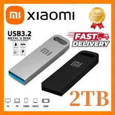 USB 3.2 Flash Drive 2TB 1TB Metal Type-C Memory Stick Waterproof U Disk Storage