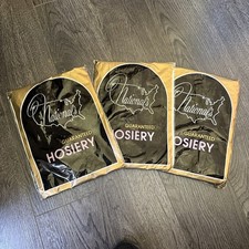 Vintage Lot Of 3 National  s Guaranteed Hosiery beige NEW 