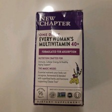New Chapter Every Woman's One Daily 40 - 96 Count EXPIRE 04/27. UNOPENED