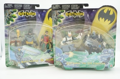 Batman Vs Mr Freeze Robin Mattel 2004 2003 Figure Lot of 2
