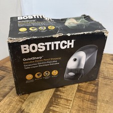 Bostitch QuietSharp Executive Electric Pencil Sharpener Black/Silver EPS8R-BLK