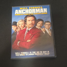 DreamWorks Anchorman The Legend of Ron Burgundy DVD Comedy PG-13 Will Ferrell 2…