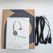 NEW Plantronics EncorePro 510 Noise Cancelling Headset Extra Long Extension