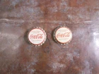 Lot of 2 Vtg Coca Cola Soda UNUSED 6 oz Cork Lined Bottle Caps CCS Coke