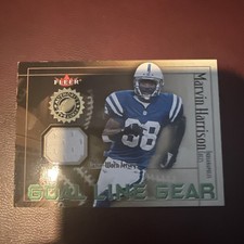 2001 Fleer Authority Goal Line Gear Marvin Harrison Jersey