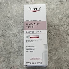 Eucerin Radiant Tone SPF 30 Chemical Sunscreen Lotion for Face 1.7 fl oz