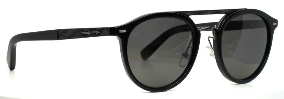 ERMENEGILDO ZEGNA EZ0022 01D Black Gunmetal Mens Polarized Sunglasses 50-21-145 - Image 4 of 4