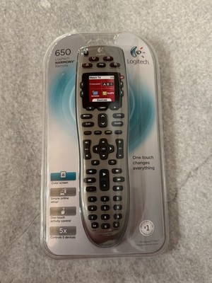 Logitech 915-000159 Harmony 650 Universal Color Screen Remote - BRAND NEW