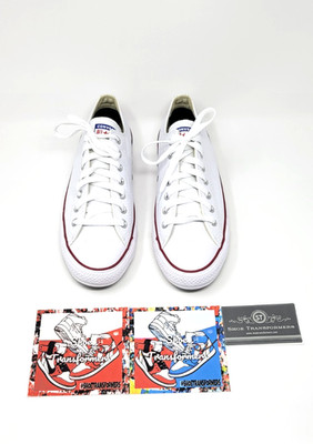 Size 8.5 - Converse Chuck Taylor All Star Low White (Leather)