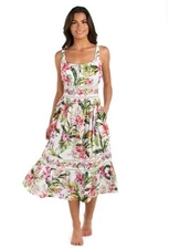 La Blanca Women's Maxi Dress Multi Polynesian Paradise - Size XL - New With Tags