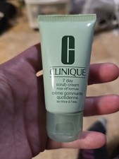 Clinique 7 Day Scrub Cream Rinse-Off Formula Facial Cleanser 1oz 30ml New