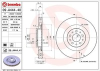 2X Brembo Bremsscheibe Vorderachse U.A. FüR Fiat, Opel, Vauxhall