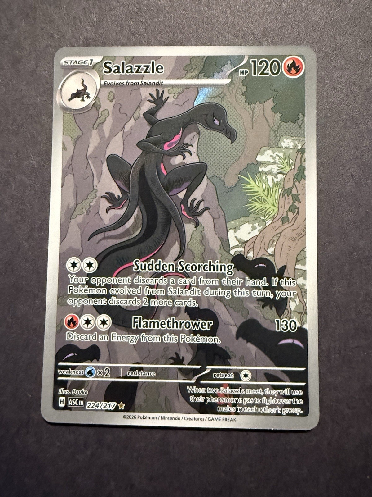 Salazzle 224/217 Me: Ascended Heroes Holo