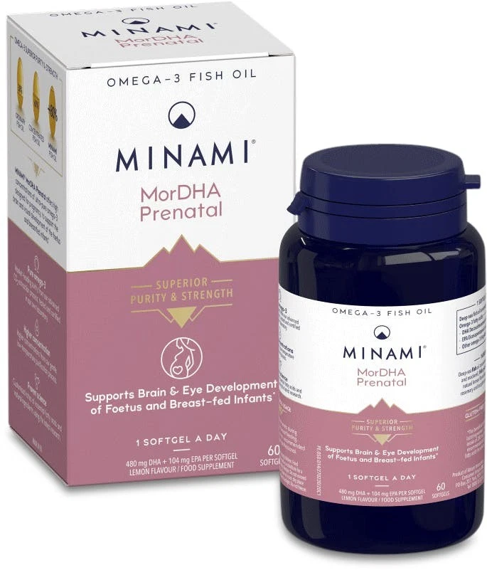 Minami MorDHA Prenatal Omega-3 60 Capsules X 1