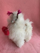 Handmade Alpaca/Llama Fur Llama Alpaca Plush Animal Soft Toy Ornament 8" Approx