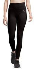 NWT Adidas Women's Size S 7/8 Tight Black Leggings High-Waist F1219