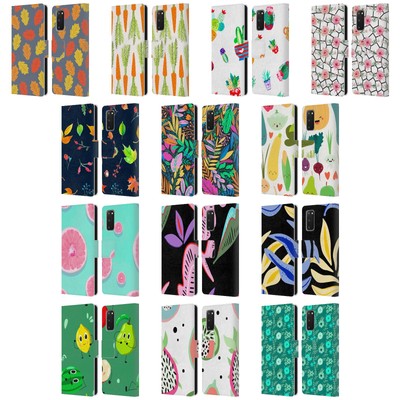 OFFICIAL HAROULITA PLANTS LEATHER BOOK WALLET CASE COVER FOR SAMSUNG PHONES 2