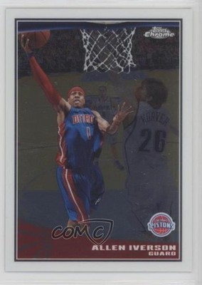2009-10 Topps Chrome 913/999 Allen Iverson #28 HOF 7xr