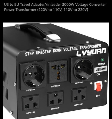 Lvyuan Step Up&step Down Voltage Transformer 110/220
