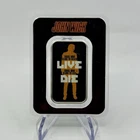 1 Troy Oz .999 Fine Silver – John Wick “Live or Die” Art Bar – Movie Collectible