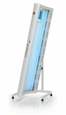 Heimsolarium Mobil Hapro Topaz 10/1 V  1.500 W 200 x 90 cm Fuß 70x70cm