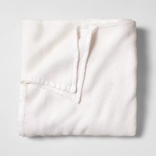 Full/Queen Micro Waffle Bed Blanket White - Casaluna: Lyocell  Cotton OEKO-TEX