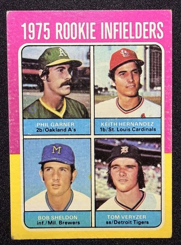 1975 Topps - 1975 Rookie Infielders Keith Hernandez, Phil Garner, Tom Veryzer 