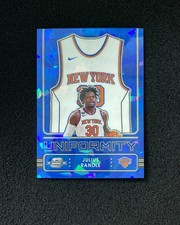 2022-23 Panini Contenders Optic Uniformity Blue Ice #20 Julius Randle 33/75 OR24