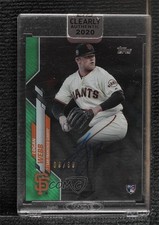 2020 Topps Clearly Authentic Auto Green 9/99 Logan Webb #CCA-LW Auto 0b0