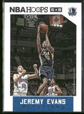 2015-16 Hoops #93 Jeremy Evans