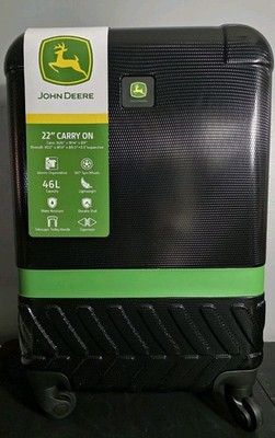 *Rare* 22in John Deere Suitcase Luggage with Wheels Travel Luggage Collectors 