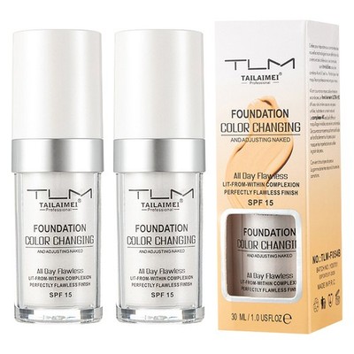 30 ml Foundation Color Changing, Hautton-Korrektur SPF 15, feuchtigkeitsspendend