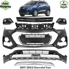 Front Bumper Cover Fascia & Grille Assembly Kit For 2017-2022 Chevrolet Trax