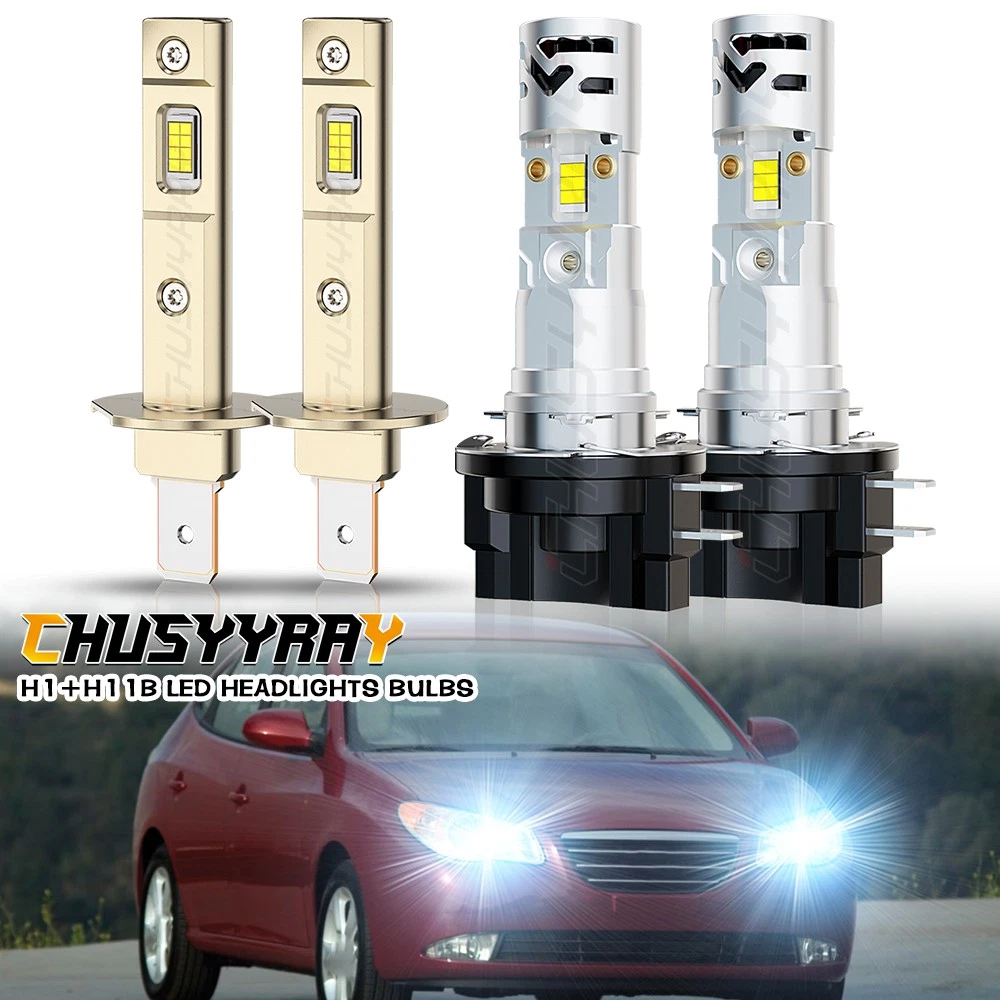 For Hyundai Elantra Sedan 4-Door 2.0L 2007-2010 LED Headlight High Low Bulbs Kit