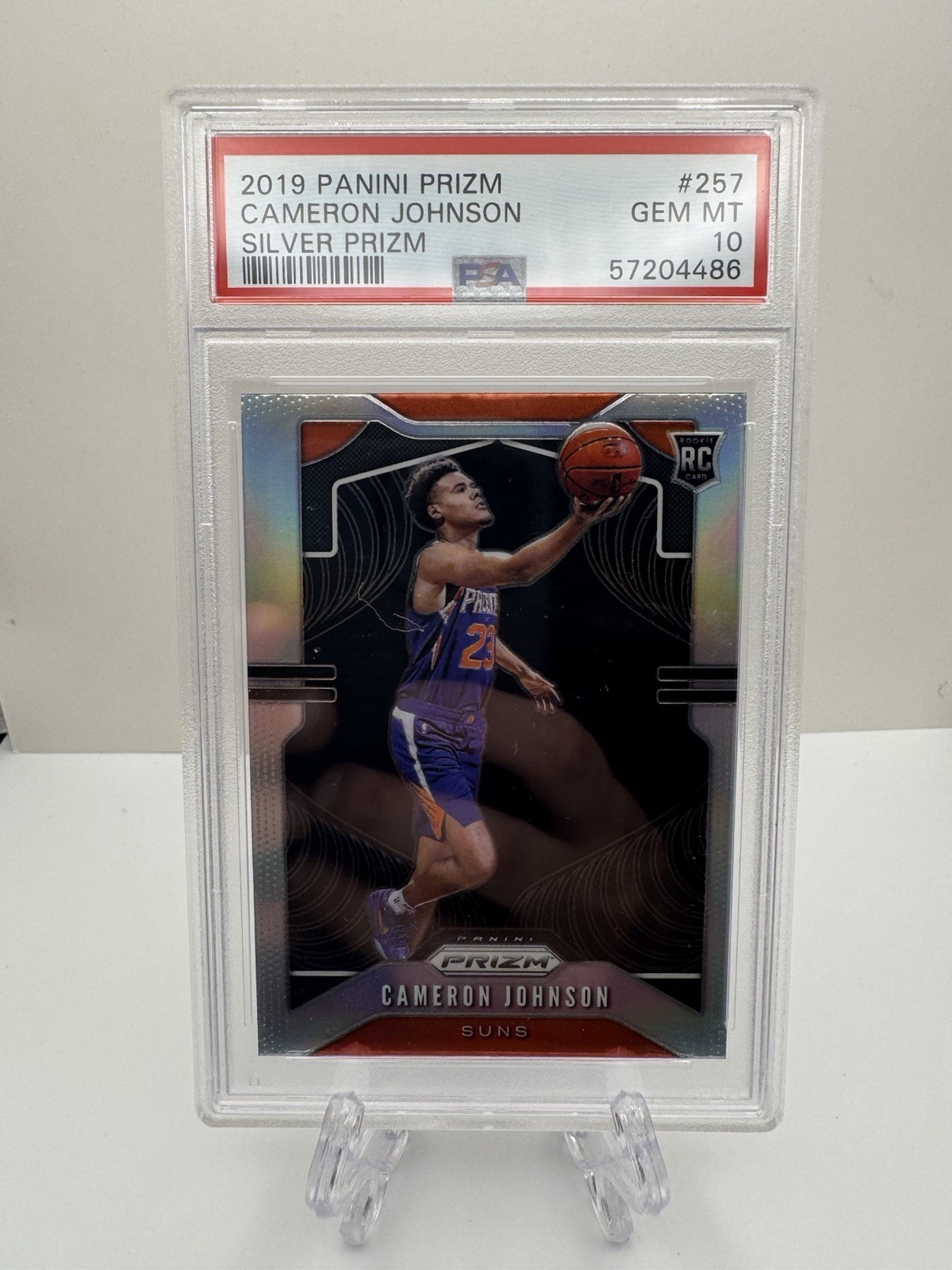 2019 Panini Prizm Cameron Johnson Silver PSA 10 Suns