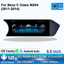 For Mercedes Benz C Class W204 S204 2011-2014 CarPlay Car Radio Android Player